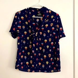 Cute hot air balloon blouse